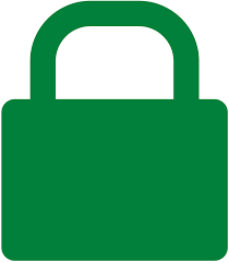 Green Pad Lock