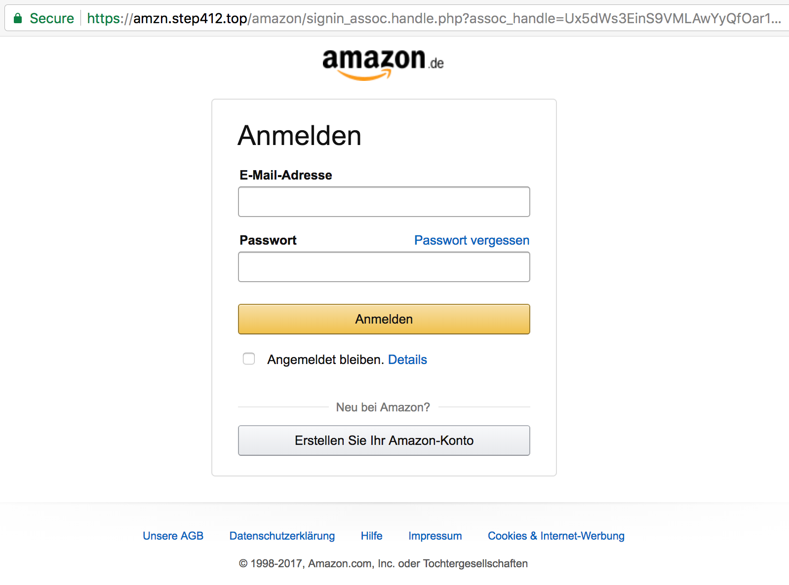 amazon https phishing site example