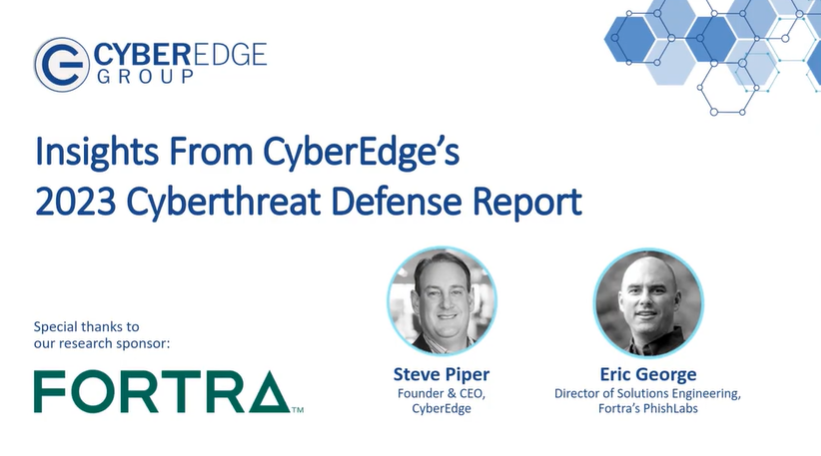 Key Insights from the 2023 Cyberthreat Defense Report
