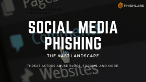 The Vast Social Media Landscape for Phishing Threats